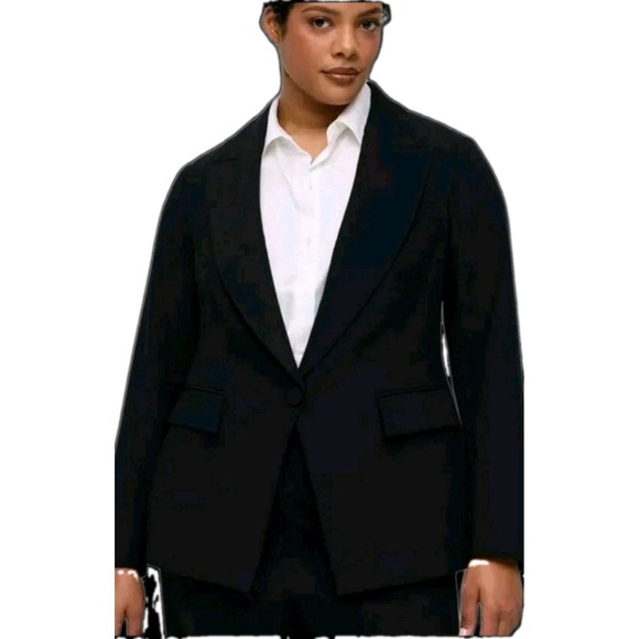 torrid Jackets & Blazers - NWT TORRID Studio Twill Classic Suit Jacket Black Sz 3X (22-24)